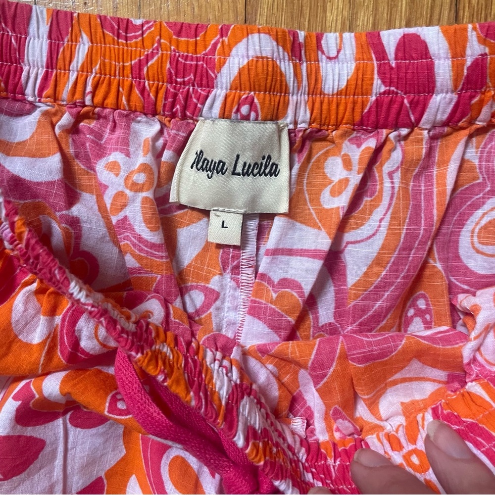 Playa Lucila Retro Top and Matching Shorts 2-Piece Set - Sz Large - Picture 13 of 16